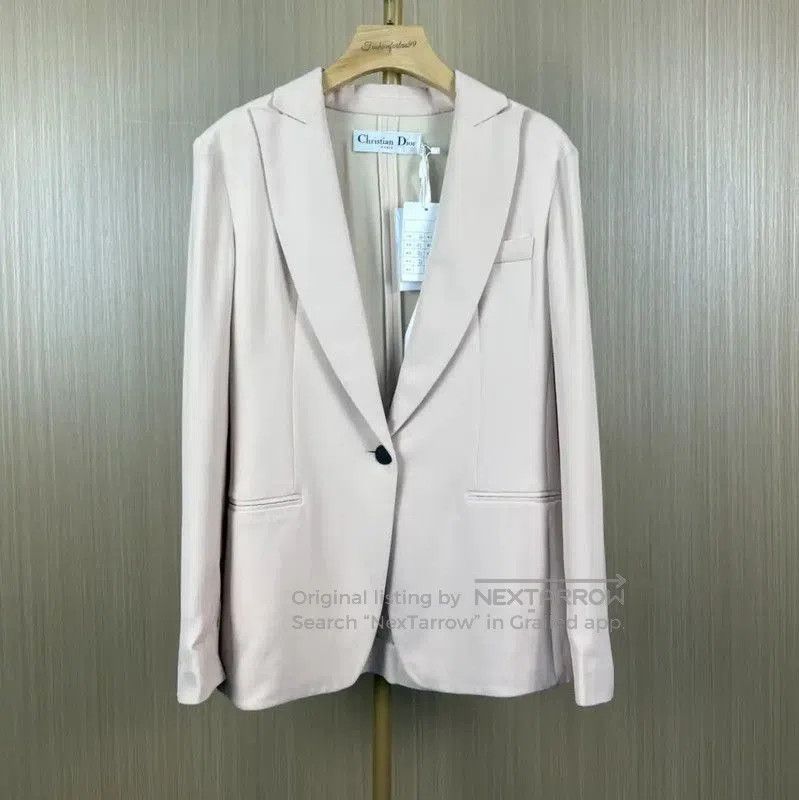Dior Dior Light Pink Silk Women's Cardigan . Size M / US 6-8 / IT 42-44 - 1 Thumbnail
