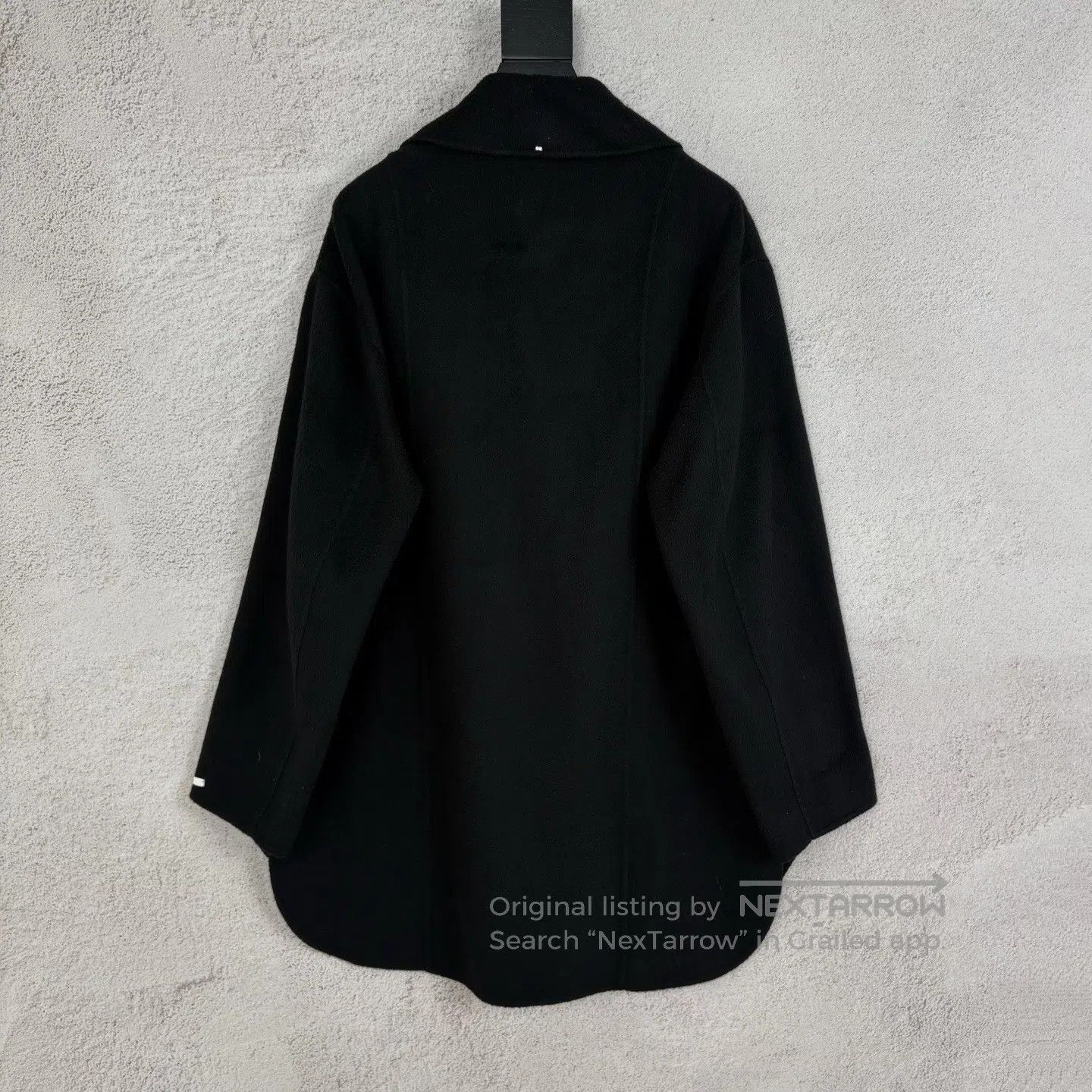 Max Mara MaxMara size34 Fur coat jacket Black Size S / US 4 / IT 40 - 2 Thumbnail