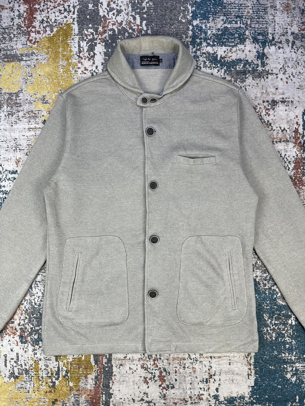 Kansai Yamamoto Kansai Yamamoto Up To You Button Up Sweatshirt Jacket Size US L / EU 52-54 / 3 - 2 Thumbnail