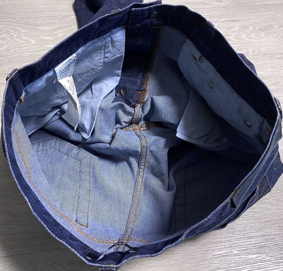 Versace Vintage Gianni Versace Sport Straight Cotton Navy Jean Denim Size US 34 / EU 50 - 23 Thumbnail