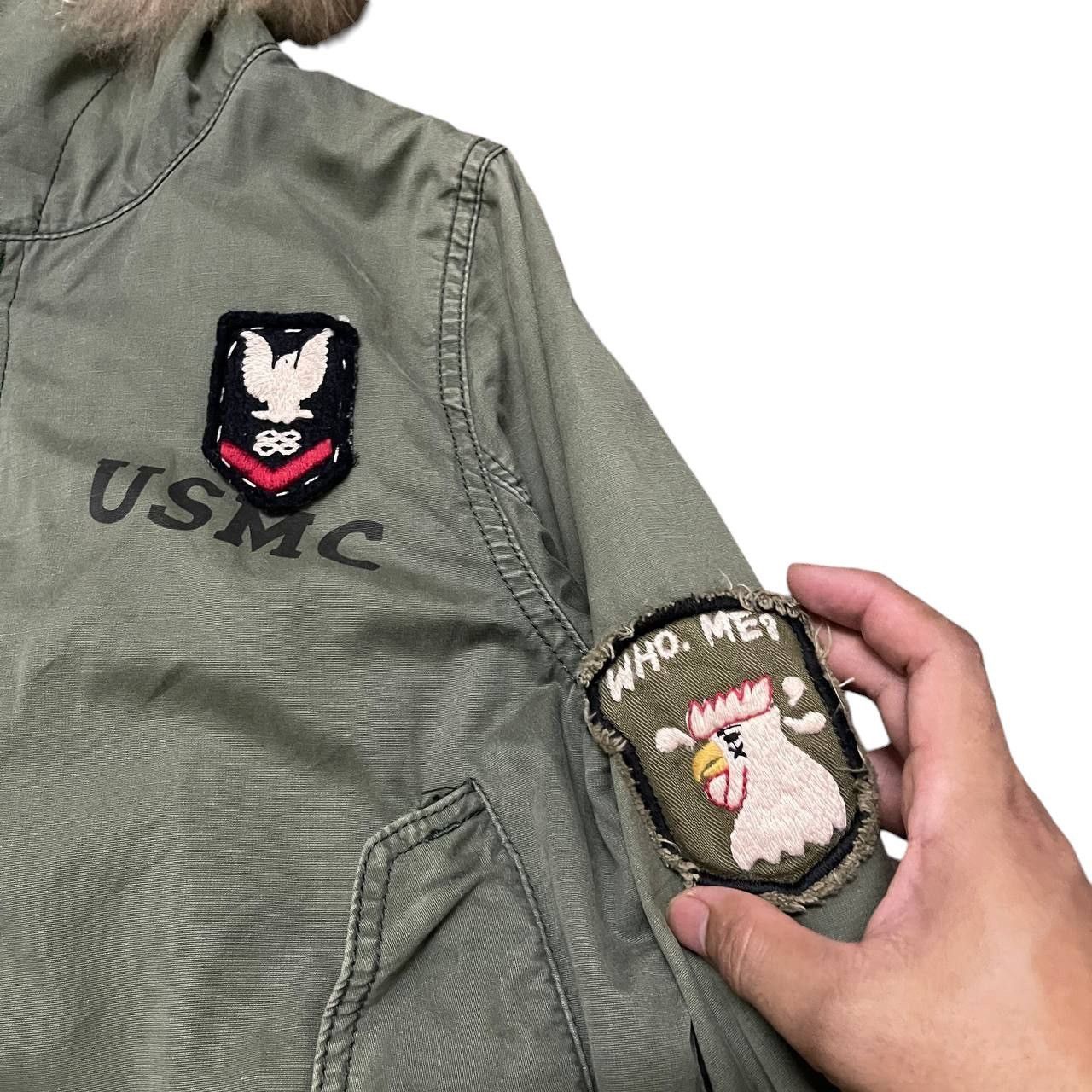Vintage Vintage USMC Military Fur Parka Jacket Size US S / EU 44-46 / 1 - 5 Thumbnail