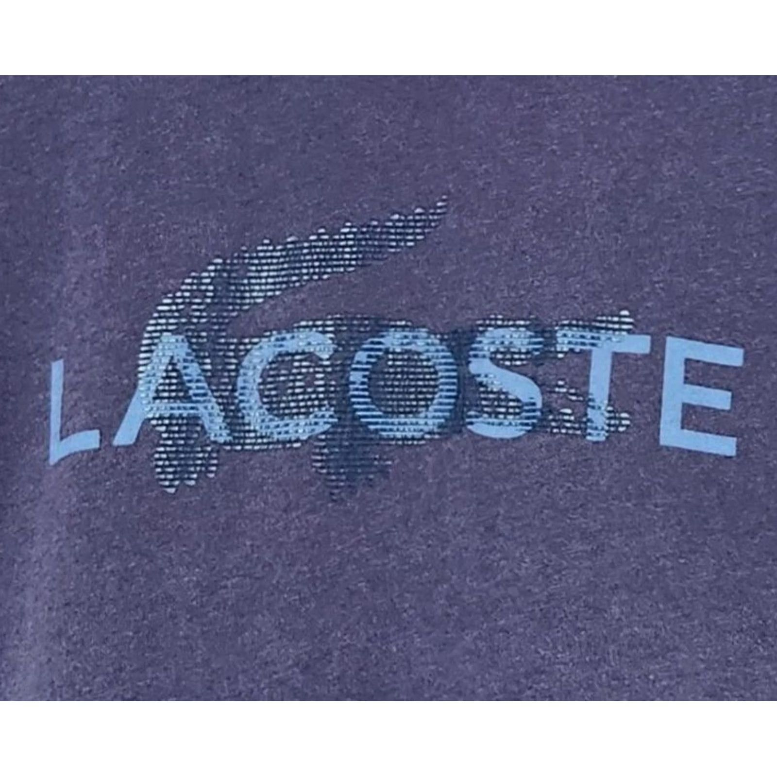 Lacoste Lacoste Mens T-Shirt Size 3 / US S Short Sleeve Navy Blue Crocodile Graphic Tee Size US S / EU 44-46 / 1 - 2 Thumbnail