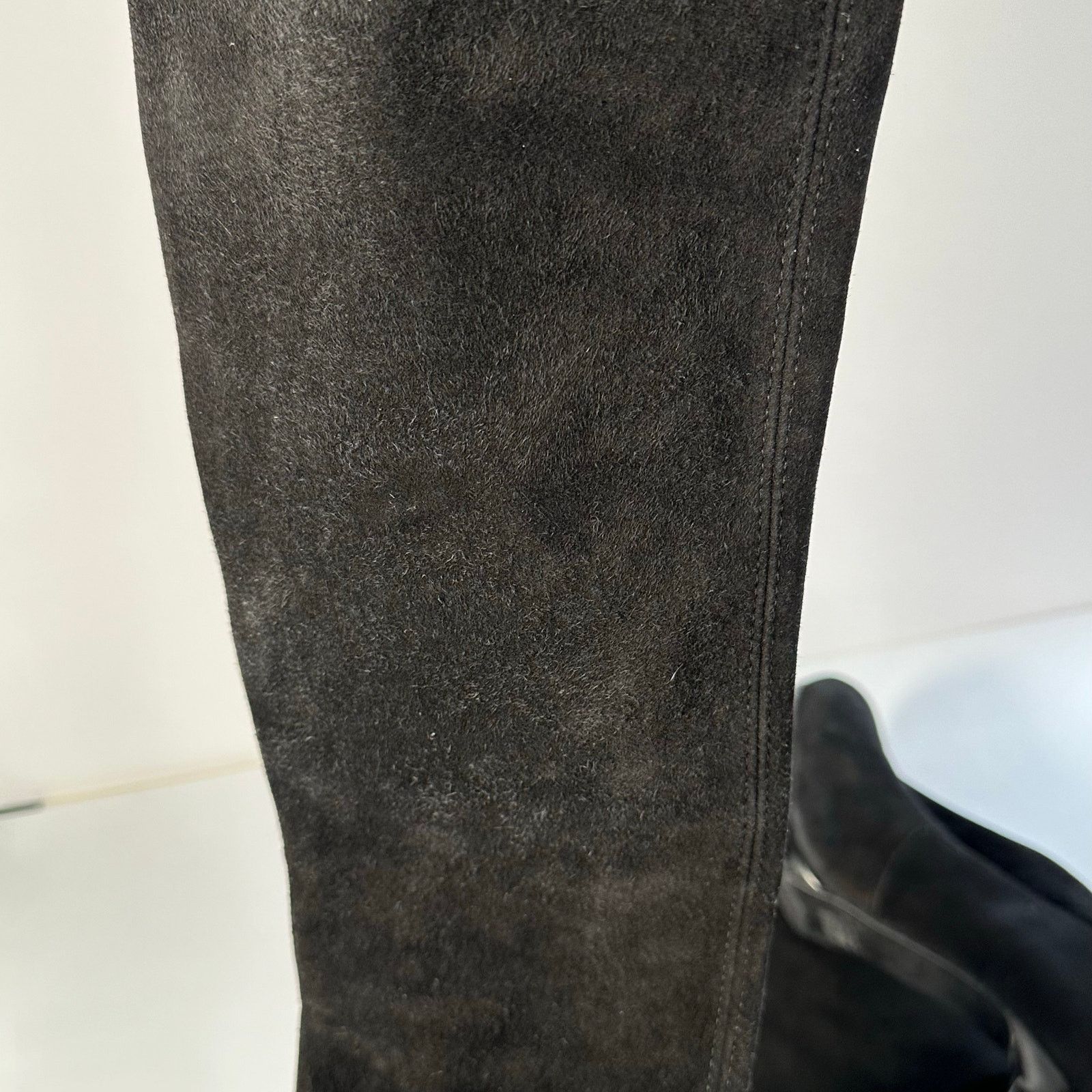 Stuart Weitzman STUART WEITZMAN Black Stiletto Heel, Suede, Knee High Boots Size US 10 / IT 40 - 9 Thumbnail