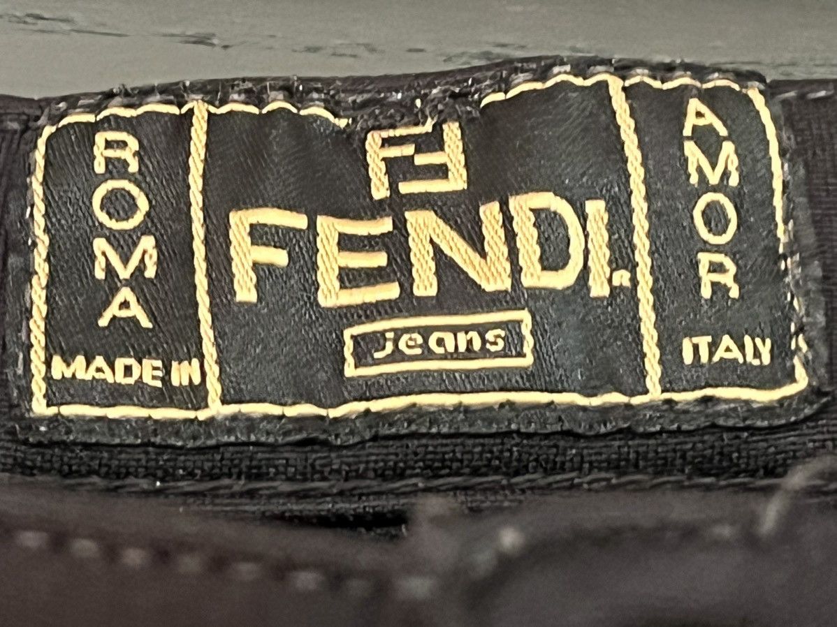 Fendi vintage classic Fendi black pants Size 27" / US 4 / IT 40 - 2 Thumbnail
