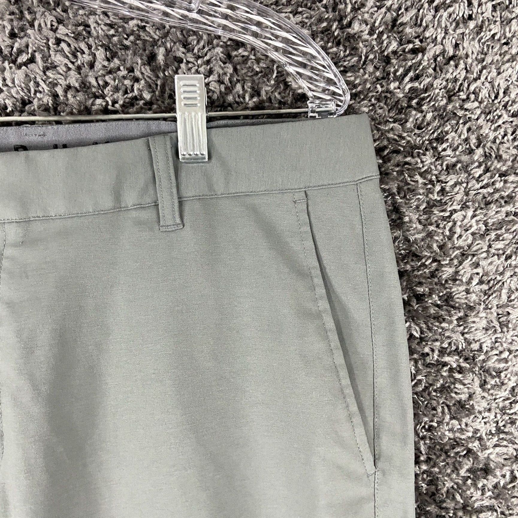 Puma PUMA Chino Pants Men’s 36x32 Gray Regular Fit Trousers Size US 36 / EU 52 - 3 Thumbnail