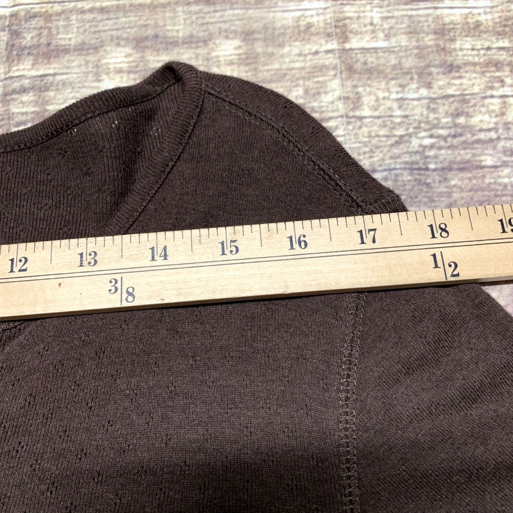 The North Face The North Face Shirt Top Womens Large Brown Knitted V-Neck Long Sleeve Pullover Size L / US 10 / IT 46 - 5 Thumbnail