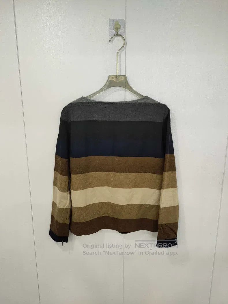 Max Mara Max Mara Solid Color Wool Striped Innerwear Size S / US 4 / IT 40 - 2 Thumbnail