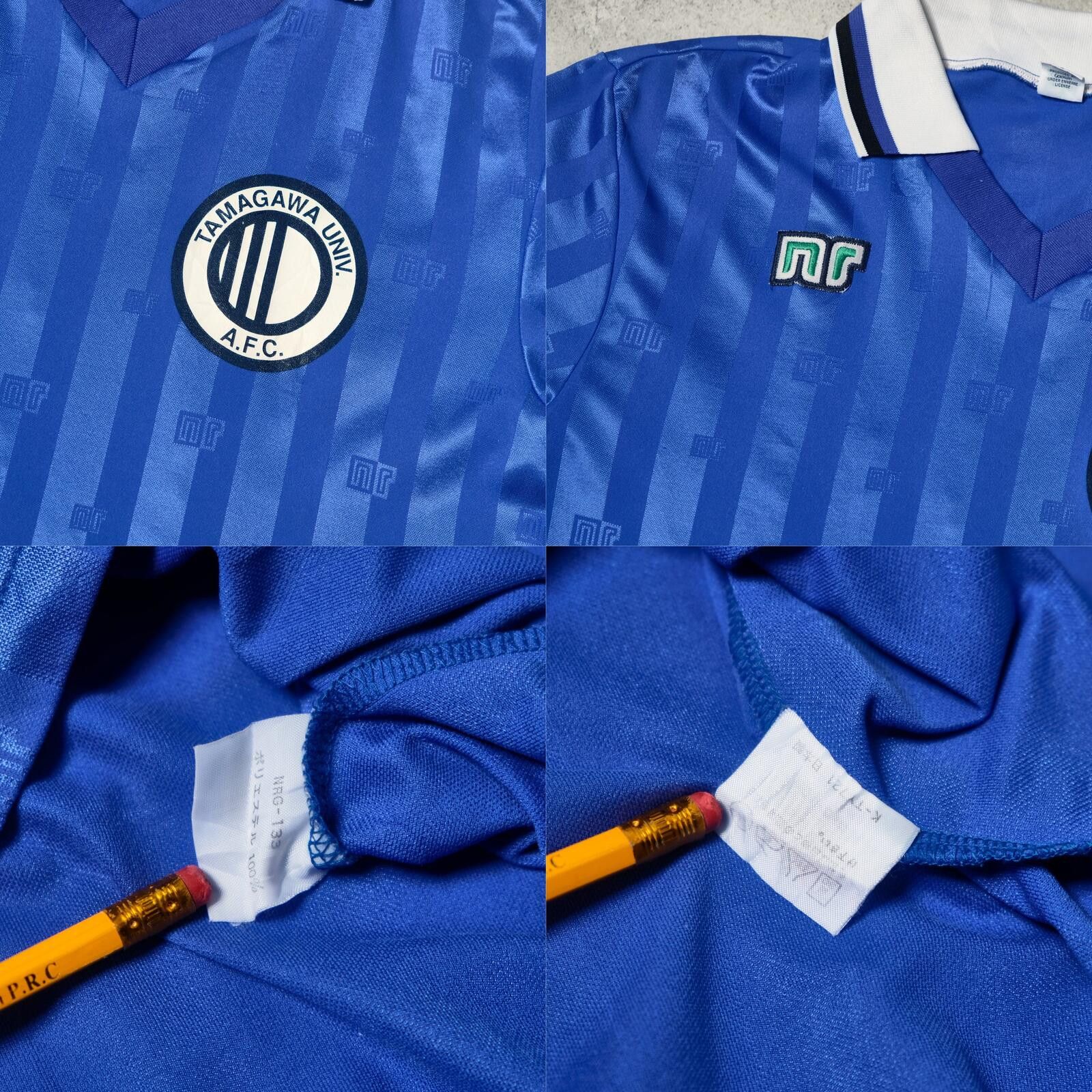 Other 1990s Tamagawa University Ennerre Football Shirt (M/L) Size US M / EU 48-50 / 2 - 6 Thumbnail