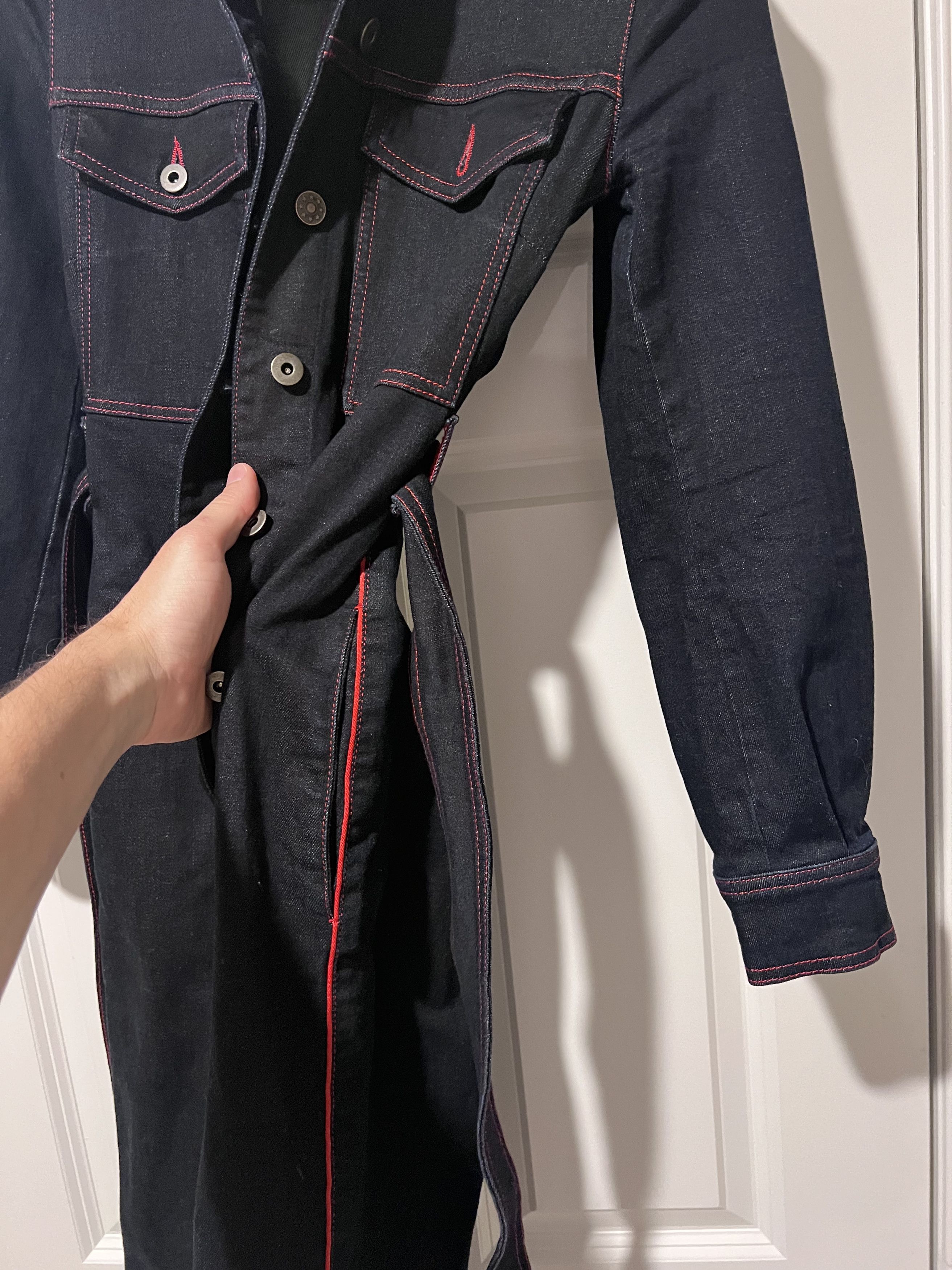 Stella McCartney Stella McCartney Denim Jumpsuit, Sz 34 Size 34" / US 12 / IT 48 - 7 Thumbnail