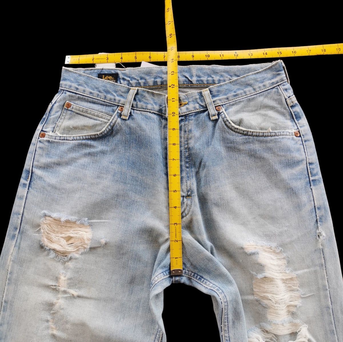 Lee Vintage Lee Destroy Denim Jean (Size 30x43.5) Size US 30 / EU 46 - 9 Thumbnail
