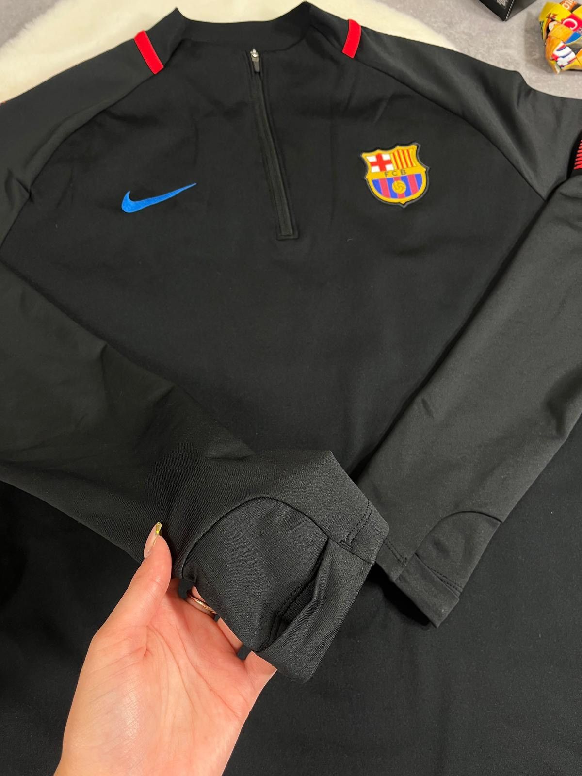 Nike Nike F.C. Barcelona Zip Sweatshirt Football Soccer Vintage Size US XL / EU 56 / 4 - 4 Thumbnail