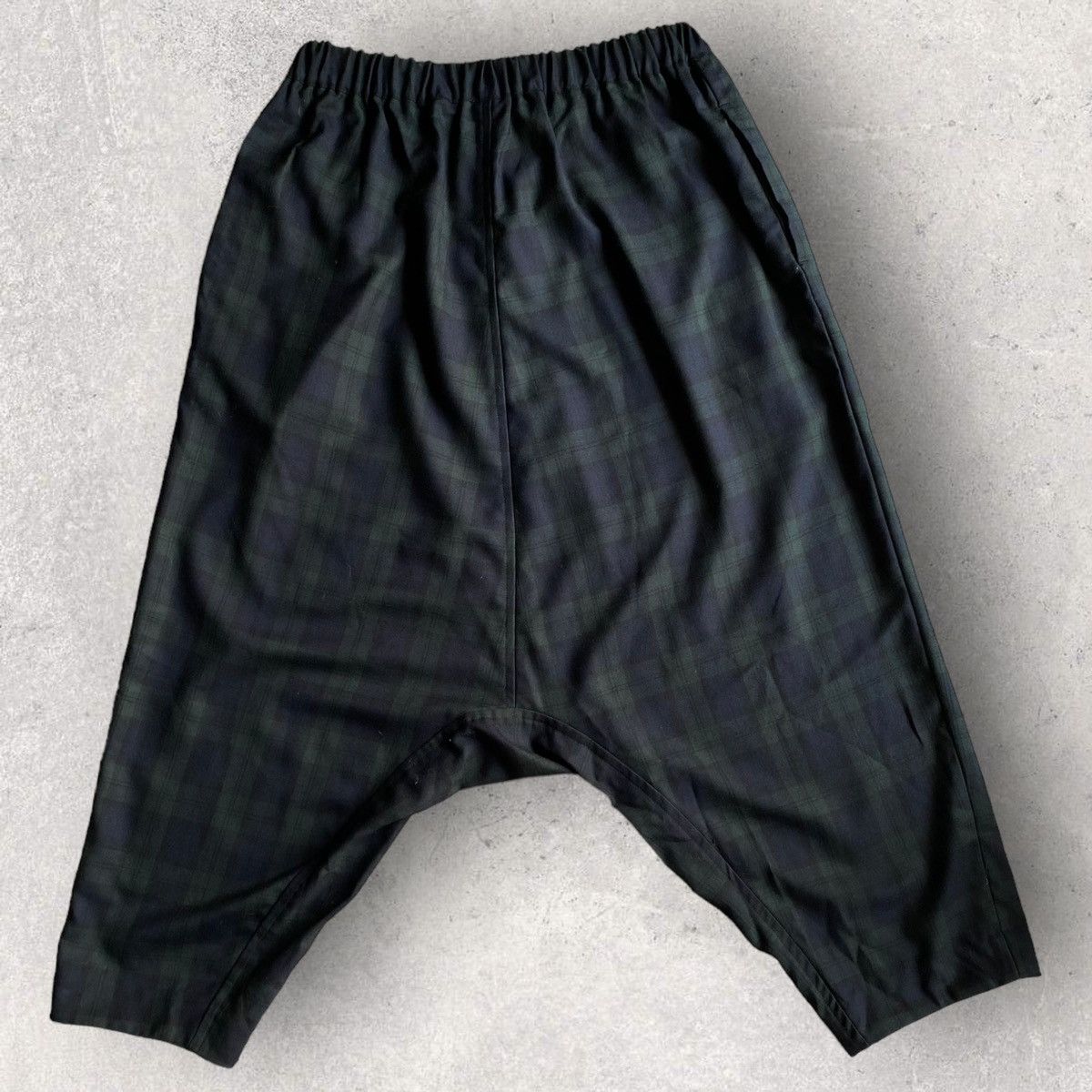 Comme des Garcons SS21 Green Plaid Drop Crotch Pants Size US 32 / EU 48 - 3 Thumbnail