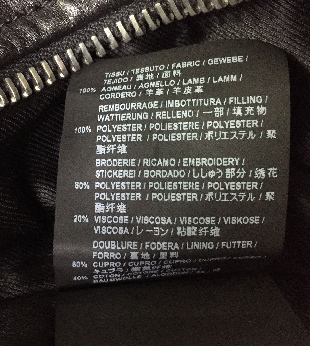 Saint Laurent Paris FW17 Saint Laurent Leather Biker Jacket With YSL Patches Size S / US 4 / IT 40 - 16 Thumbnail