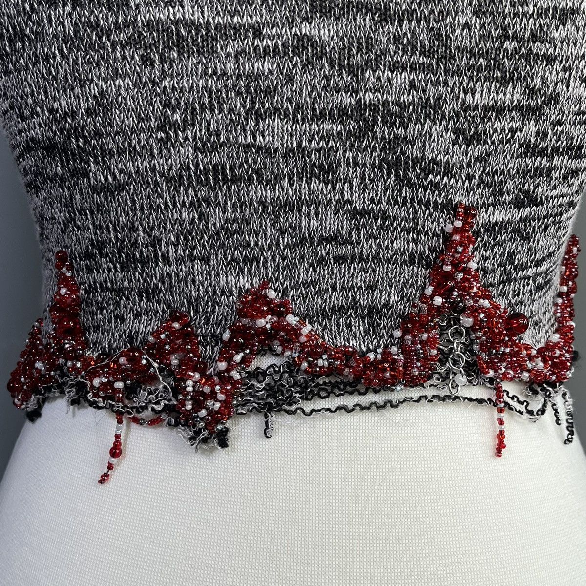 Other HANDMADE Cropped Knit Turtleneck Sweater | Crop top Size S / US 4 / IT 40 - 3 Thumbnail