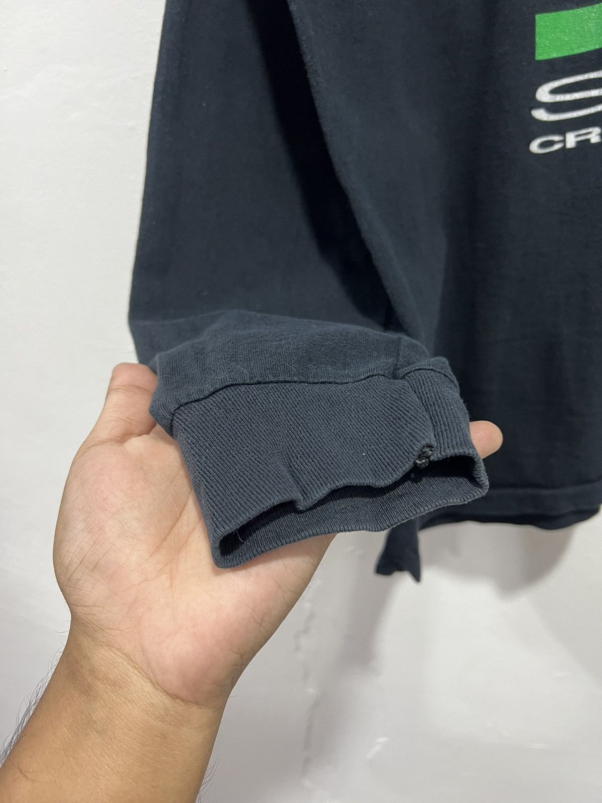 Cross Colours × Vintage Vintage 90s Cross Colours Wording Longsleeve Tshirt Size US L / EU 52-54 / 3 - 5 Thumbnail