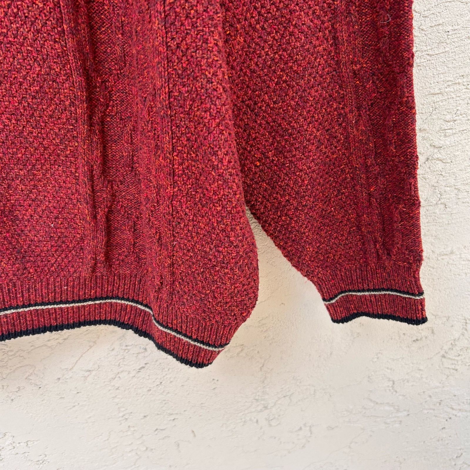 Haggar Vintage Golf Embroidered Cable Knit Grandpa Sweater Size L Size US L / EU 52-54 / 3 - 5 Thumbnail