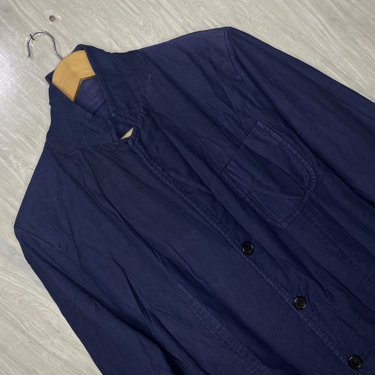 Prada Prada French Indigo Chore Coat Work Jacket Size US L / EU 52-54 / 3 - 1 Thumbnail