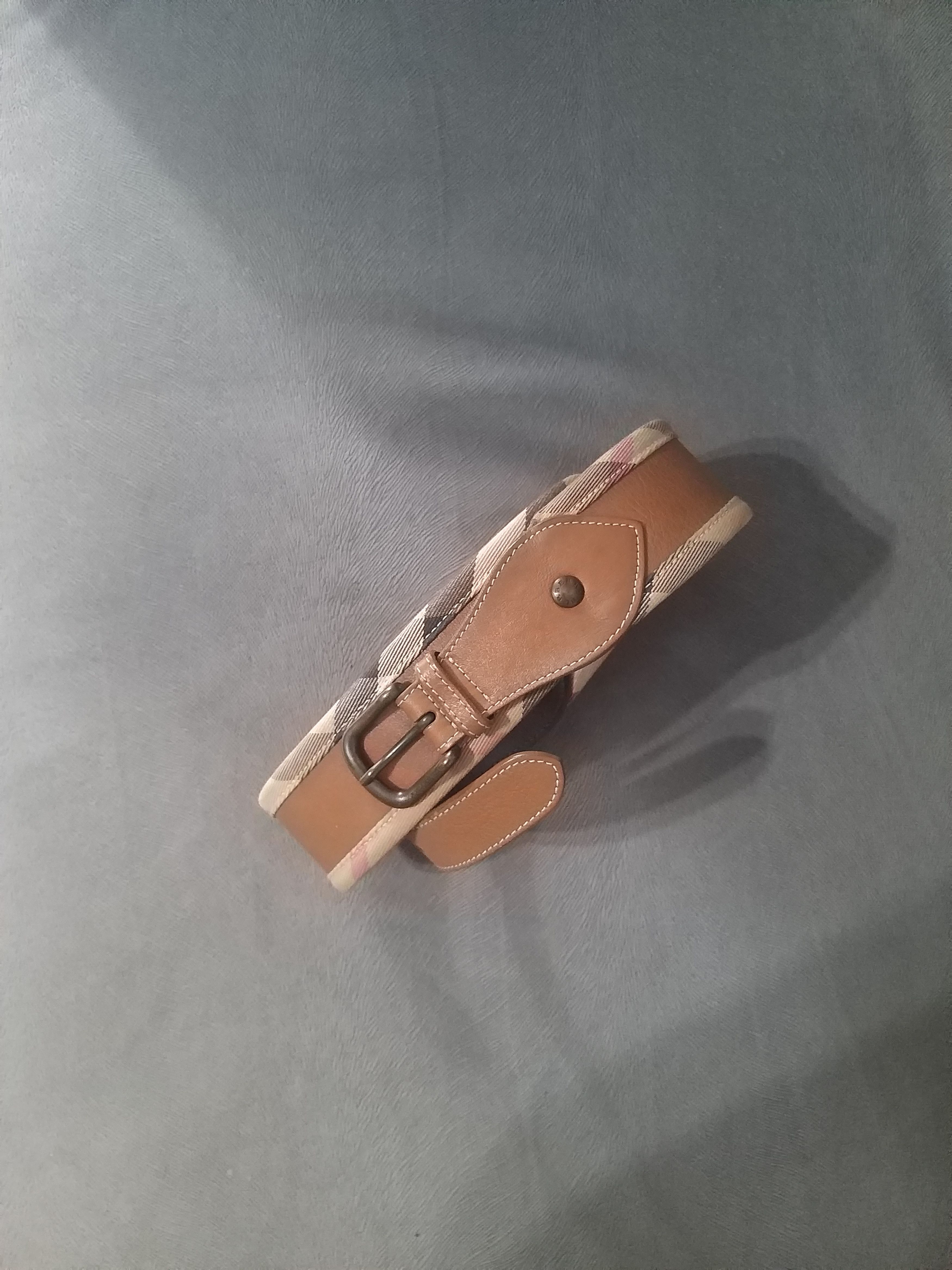 Burberry Rare Vtg 90s BURBERRY Belt Size ONE SIZE - 2 Thumbnail