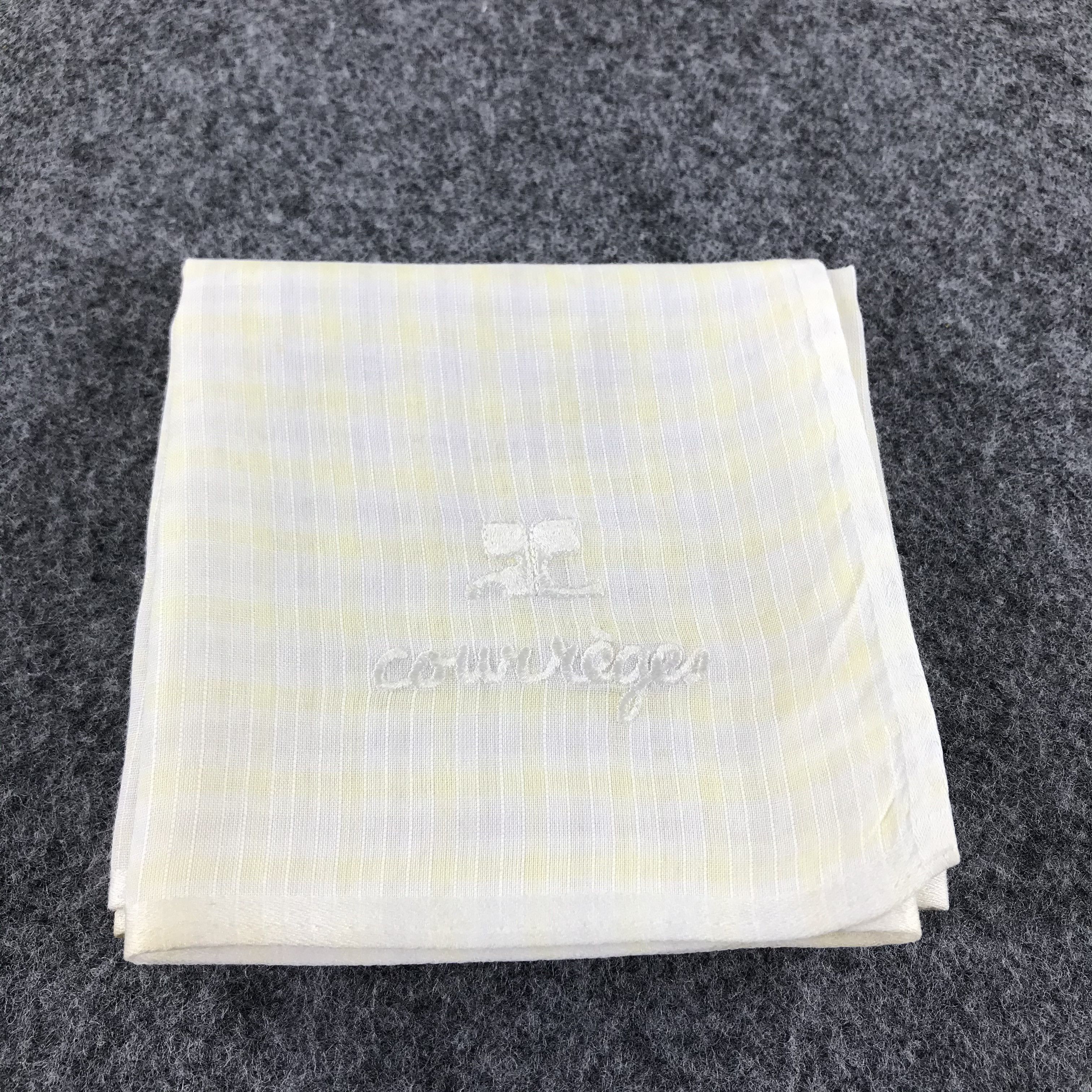Courreges × Vintage Courreges Handkerchief Neckerchief Bandana H221 Size ONE SIZE - 9 Thumbnail