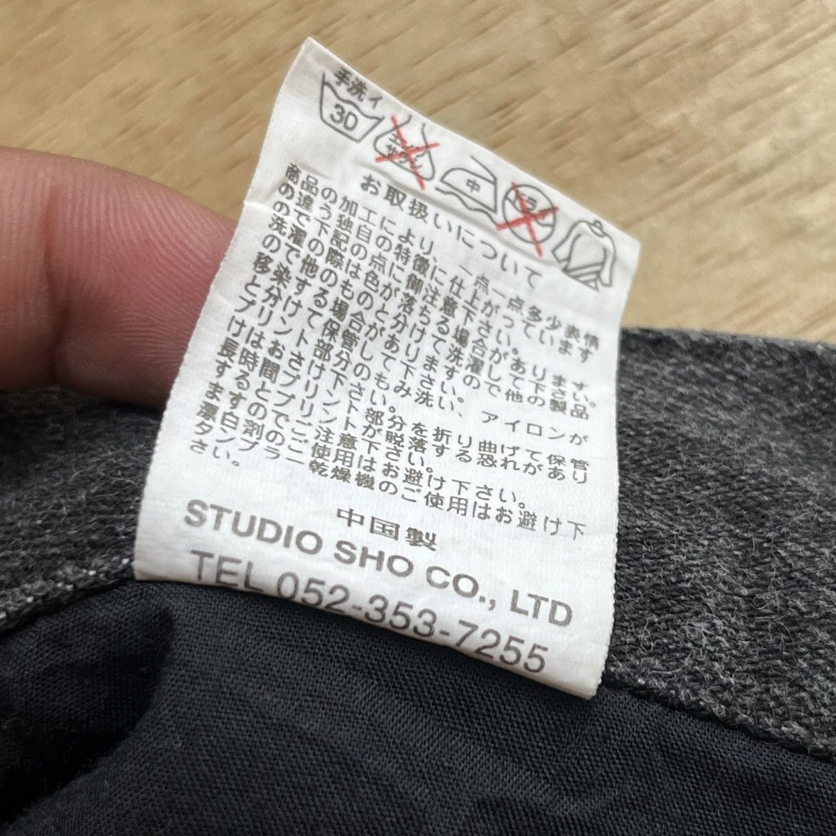 BERNINGS SHO BERNINGSHO BLACK WASHE POEM STUDED STRETCH PUNK FLARE DENIM Size US 31 - 5 Thumbnail