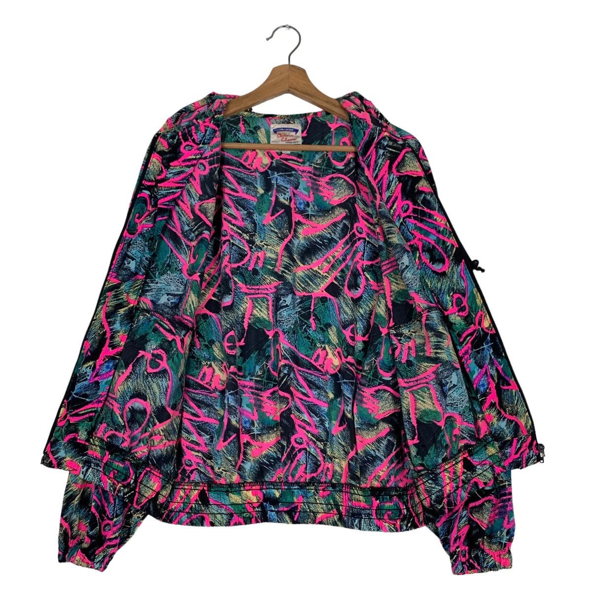 Japanese Brand CENTER CLEASE Colorful Zipper Hoodie Jacket #0510-C23 Size US M / EU 48-50 / 2 - 10 Thumbnail