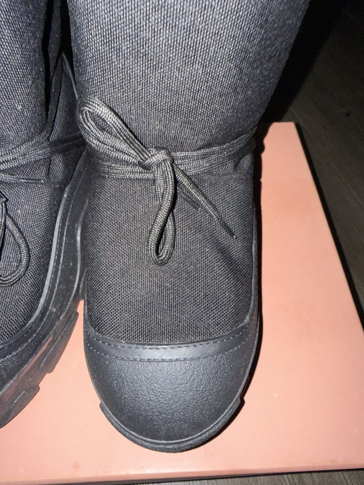 Acne Studios Acne Studios Telde Rubber-Trimmed Shell Snow Boots (Black) Size US 11 / EU 44 - 4 Thumbnail