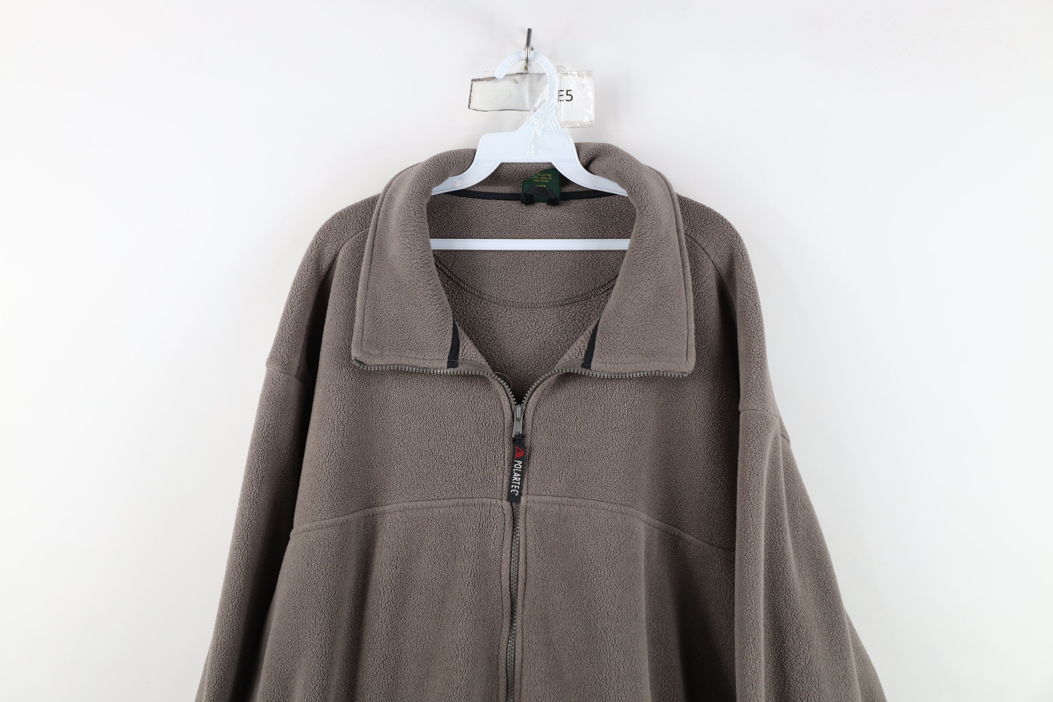 Cabelas Vintage 90s Cabelas Polartec Fleece Full Zip Jacket Gray Size US XXL / EU 58 / 5 - 2 Thumbnail