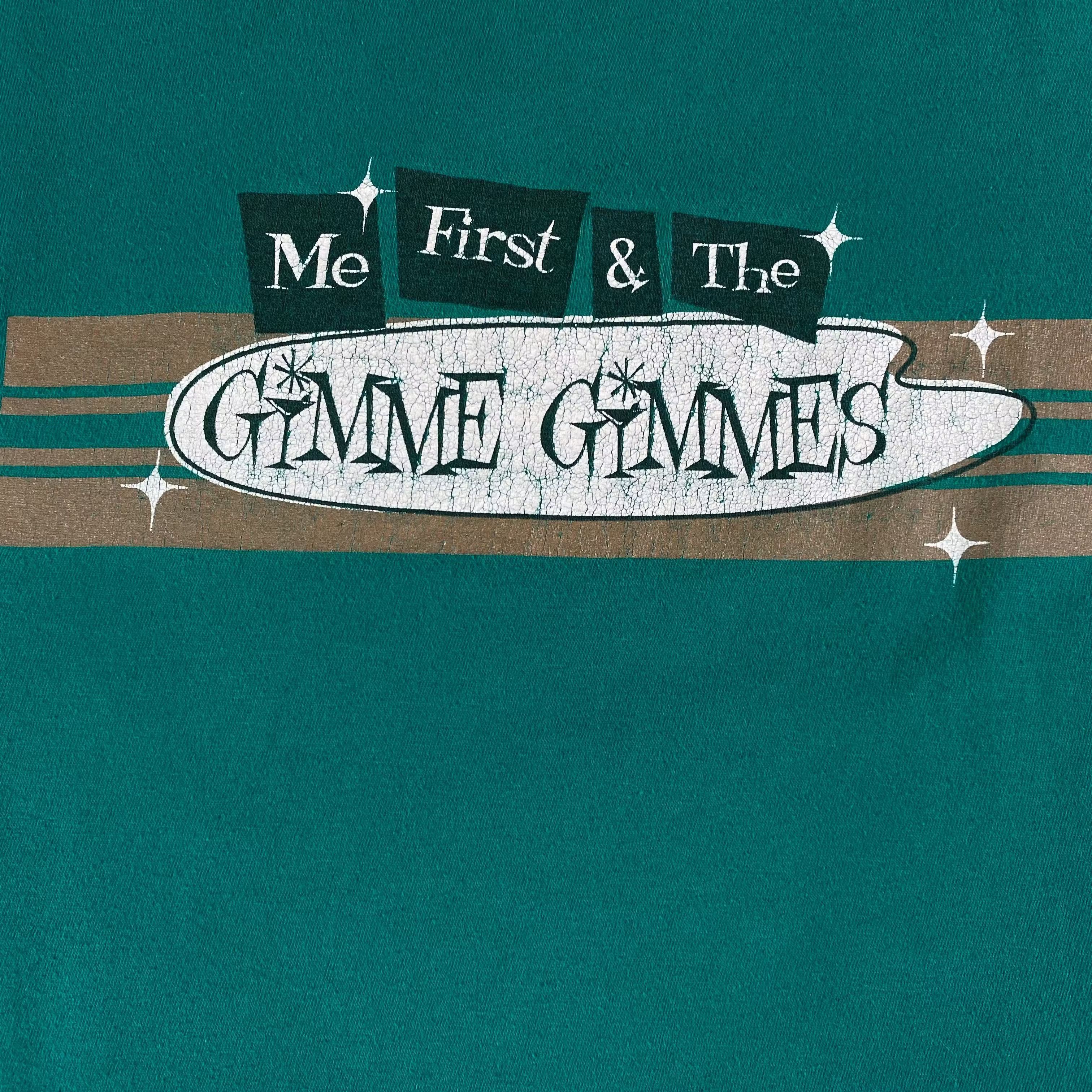 Band Tees × Vintage Mens Vintage T Shirt Me First The Gimmy Gimmes Size L Size US L / EU 52-54 / 3 - 5 Thumbnail