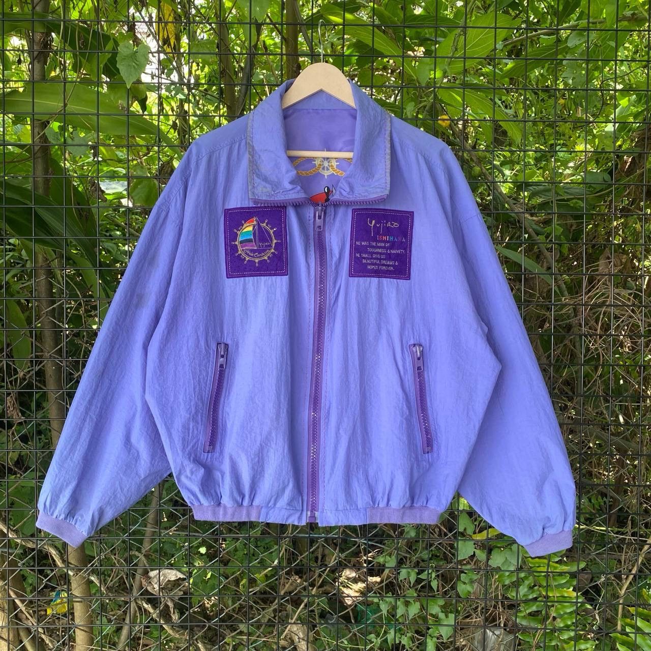 Designer × Japanese Brand × Vintage Vtg Designer Yujiro Ishihara Baggy Light Zipper Jacket Size US M / EU 48-50 / 2 - 2 Thumbnail