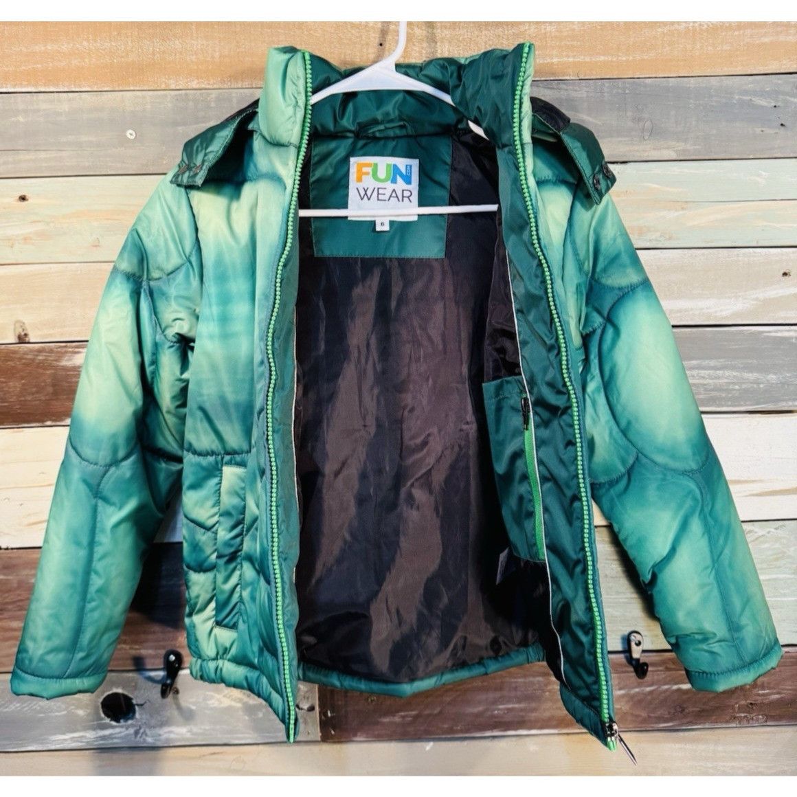Marvel Comics Fun Wear Marvel HULK Kids Boys Lightweight Puffy Puffer Jack Size US S / EU 44-46 / 1 - 6 Thumbnail