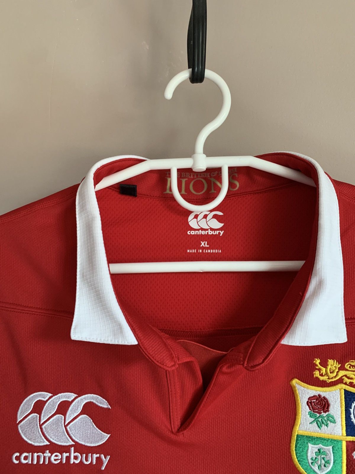 Canterbury of New Zealand British and Irish Lions 2017 Rugby Union Shirt Canterbury XL Size US XL / EU 56 / 4 - 5 Thumbnail
