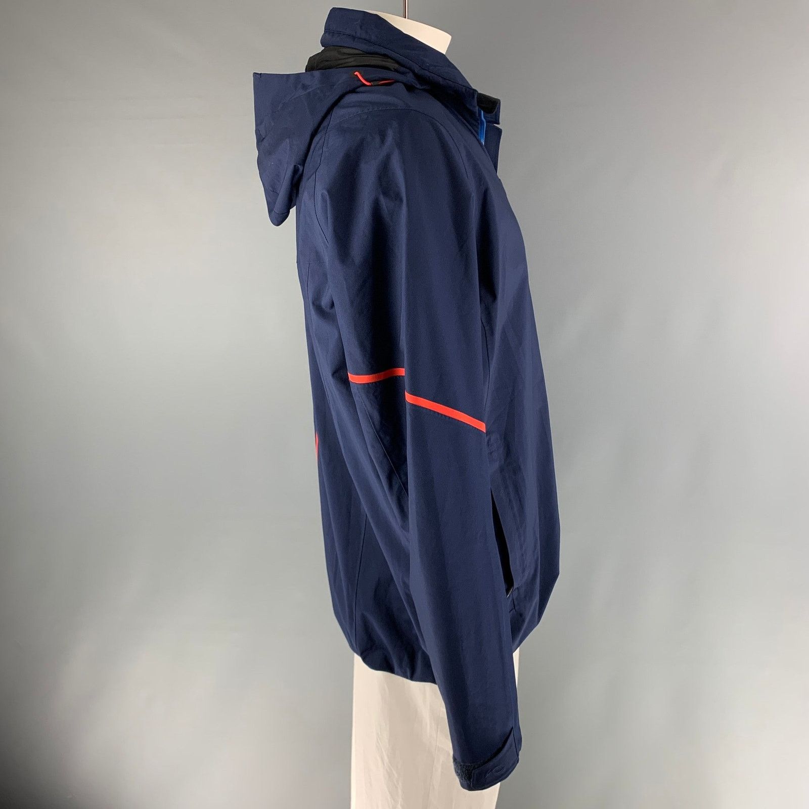 KJUS KJUS Chest Size XXL Navy Red Polyamide Windbreaker Jacket Size US XXL / EU 58 / 5 - 2 Thumbnail