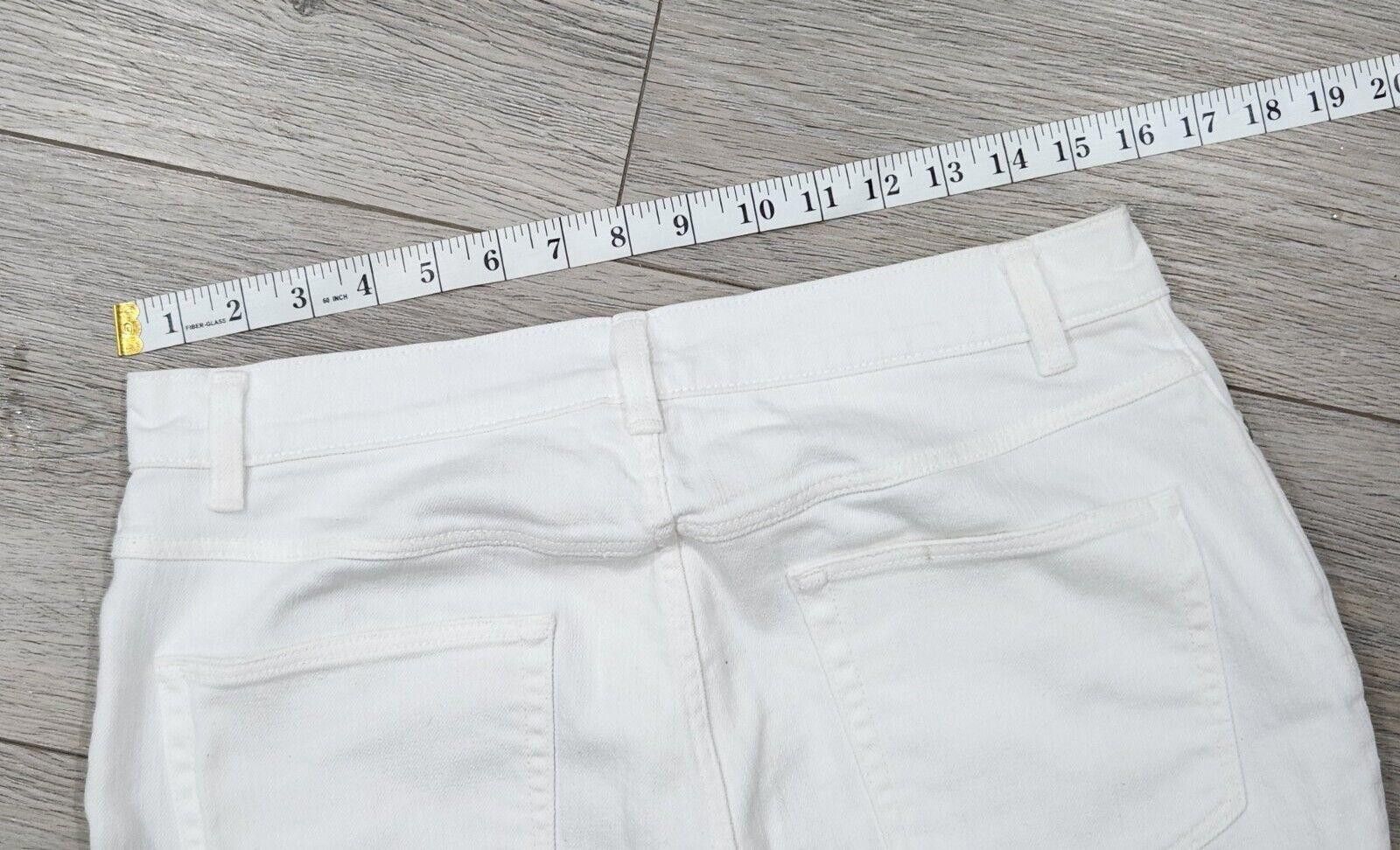 Designer La Vie Rebecca Taylor Ines Kick Bootcut Jeans In Milk 30 Size 30" / US 8 / IT 44 - 9 Thumbnail