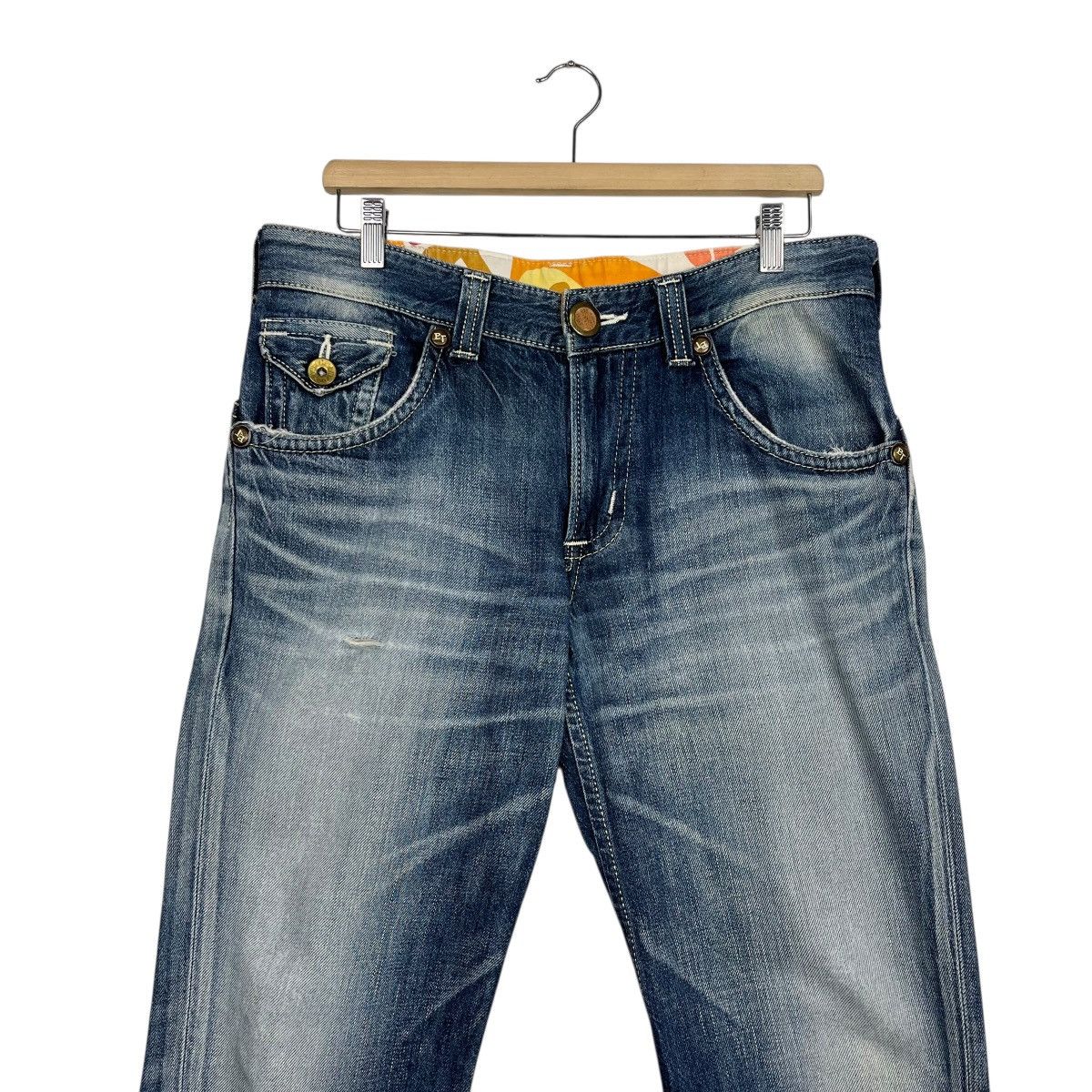 Edwin Vintage Edwin Blue Trip Denim Jeans Size US 34 / EU 50 - 3 Thumbnail
