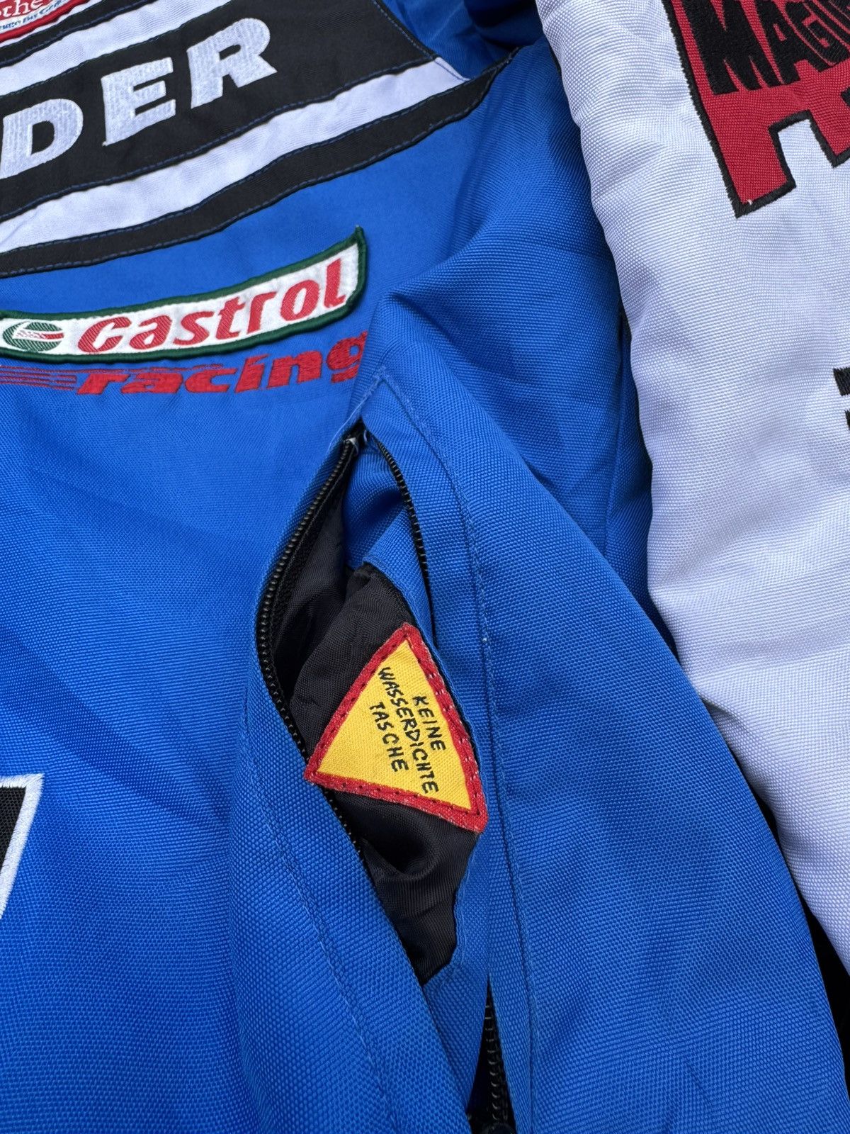Vintage Jacket Fast lane Speed Freak vintage racing blue Racing Size US L / EU 52-54 / 3 - 7 Thumbnail