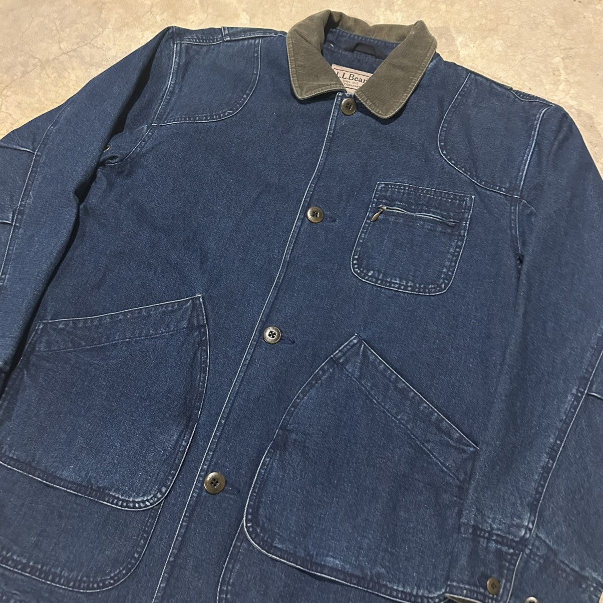 Carhartt Crazy Vintage LL Bean Denim Chore Hunting Jacket Rare Size US M / EU 48-50 / 2 - 3 Thumbnail