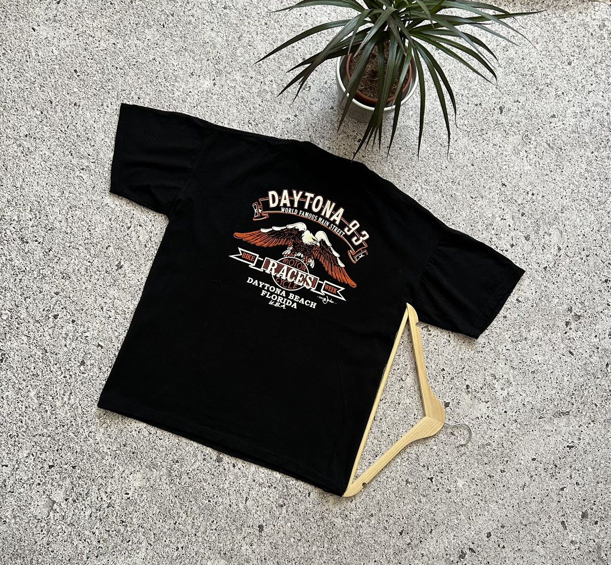Band Tees Vintage 1993 Harley Davidson Daytona Beach Florida T-Shirt Size US XXL / EU 58 / 5 - 2 Thumbnail