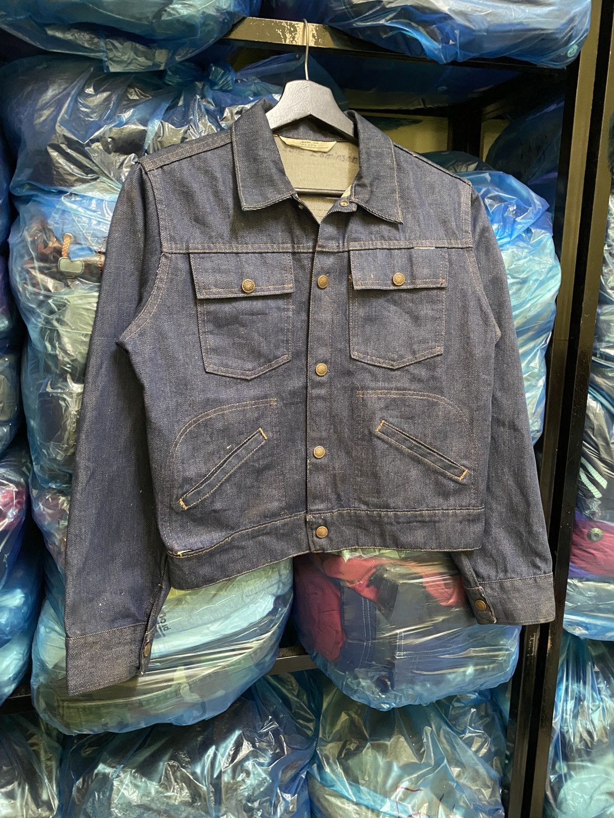 Vintage Vintage Selvedge Denim Jacket – Unbranded, 1970s Style Size US XS / EU 42 / 0 - 3 Thumbnail