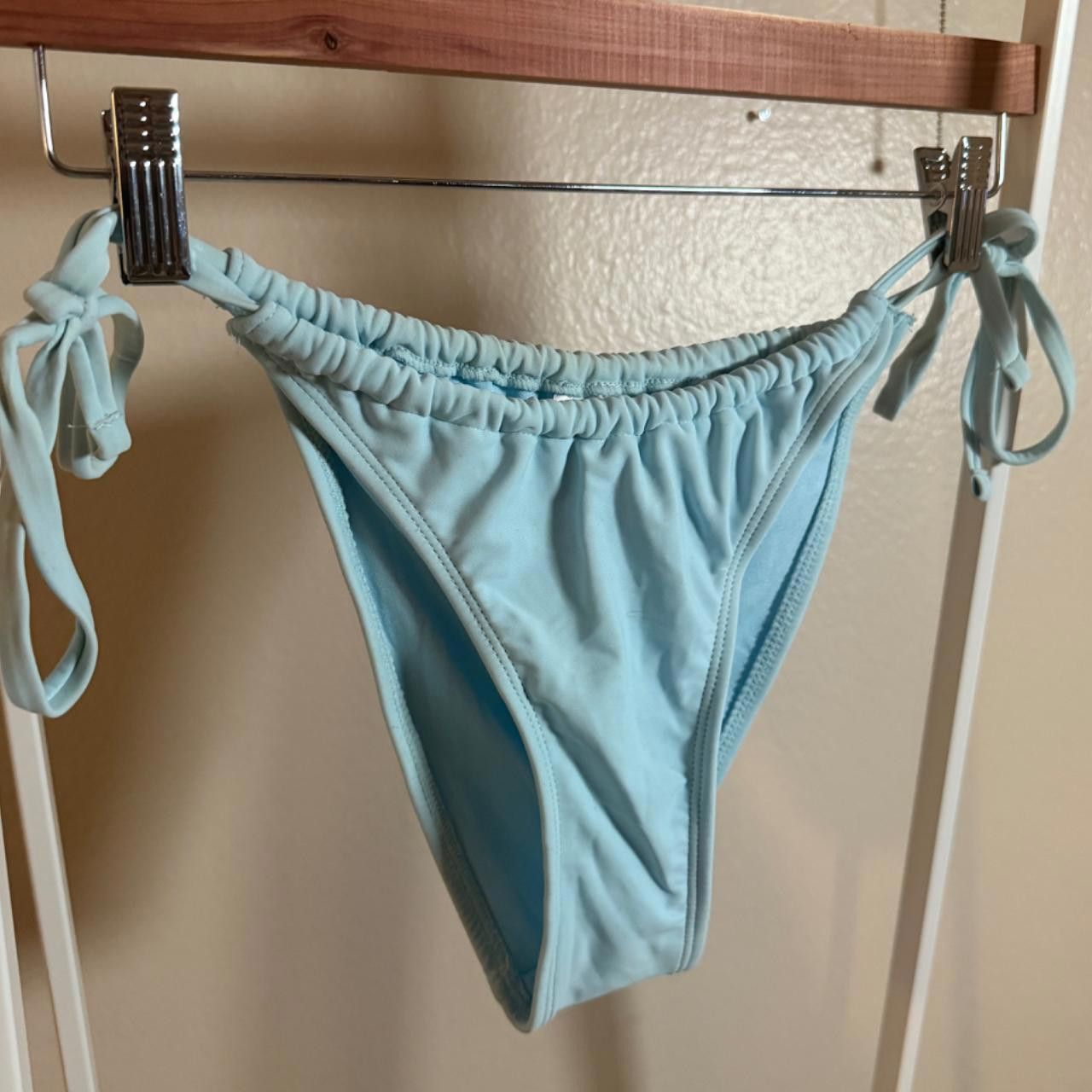 Designer baby blue bikini set Size ONE SIZE - 6 Thumbnail