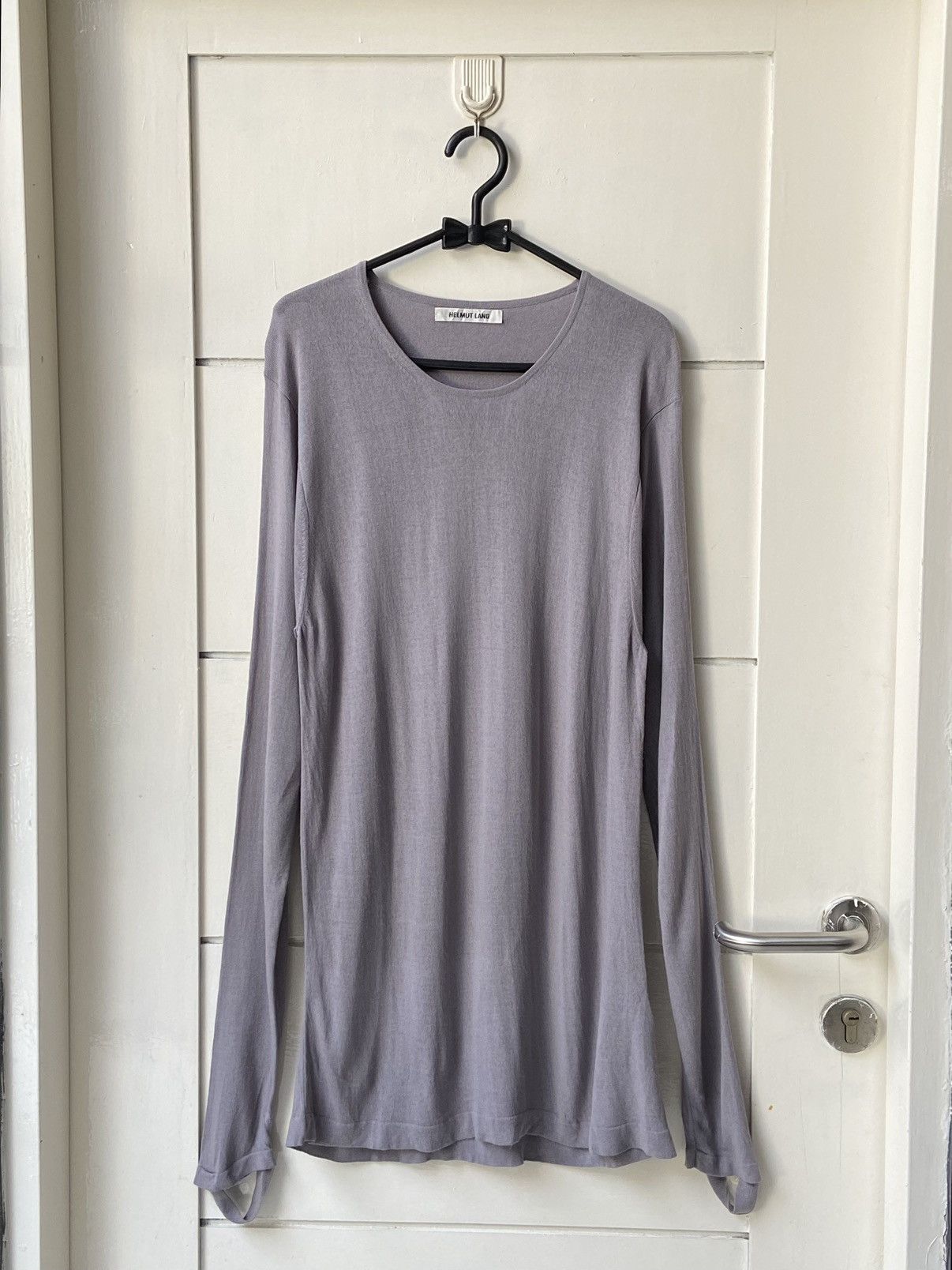HELMUT LANG Grey Long Sleeve T-shirt