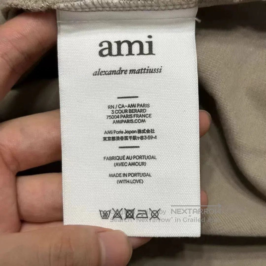 AMI ami short sleeve shirt in beige. Size US XS / EU 42 / 0 - 2 Thumbnail