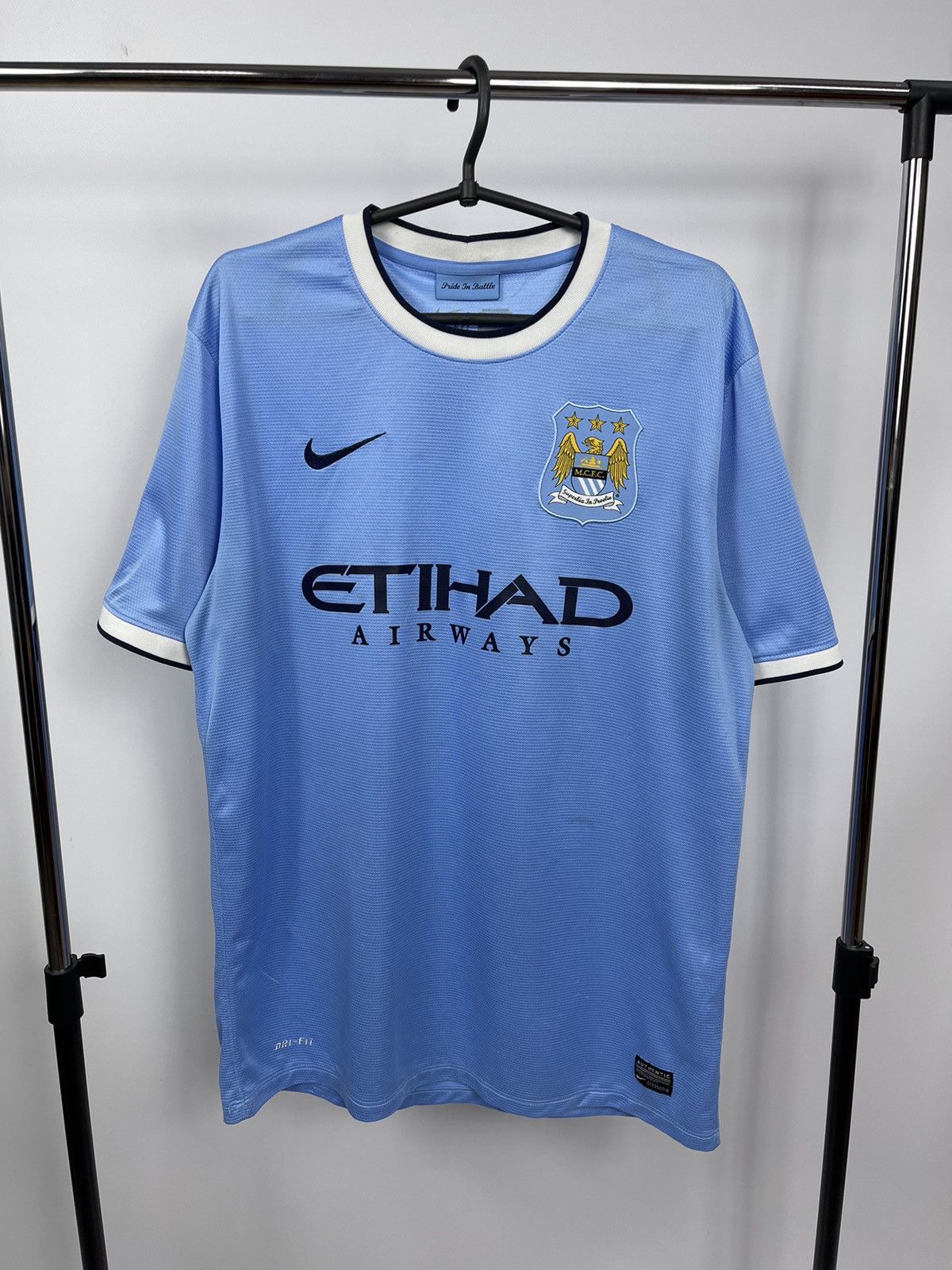 Nike Manchester City #70 Bert 2013 Nike Jersey Mens Trikot Size L Size US L / EU 52-54 / 3 - 1 Thumbnail