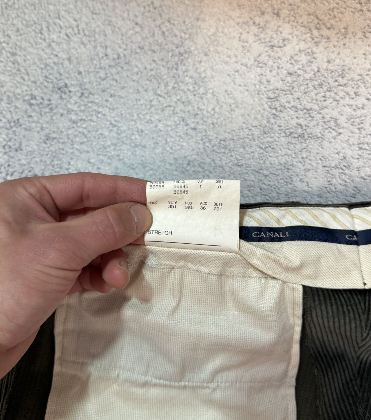 Canali Canali Men Corduroy Chino Pants Made In Italy Size 50 Luxury Size US 34 / EU 50 - 12 Thumbnail