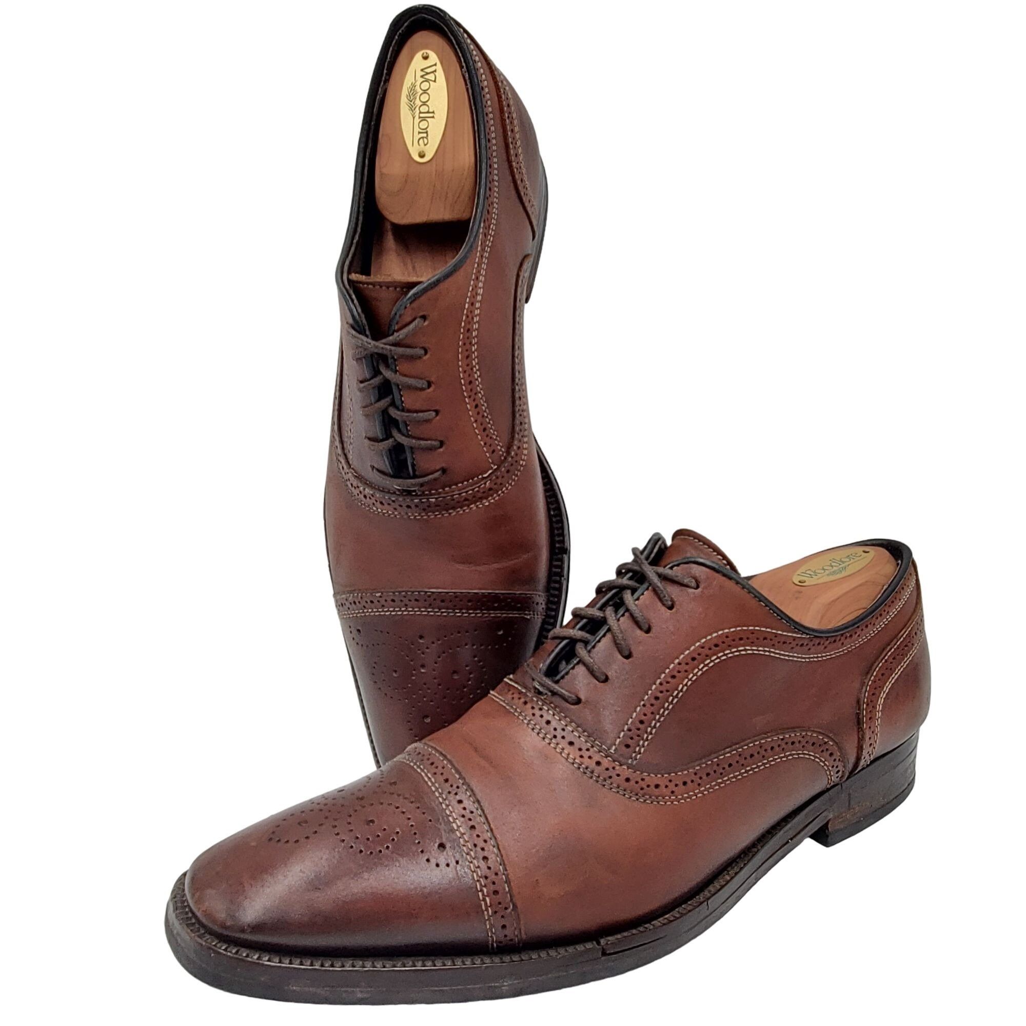 To Boot New York To Boot New York Italy Men 8.5 Antiqued Brown Leather Dress Size US 8.5 / EU 41-42 - 3 Thumbnail