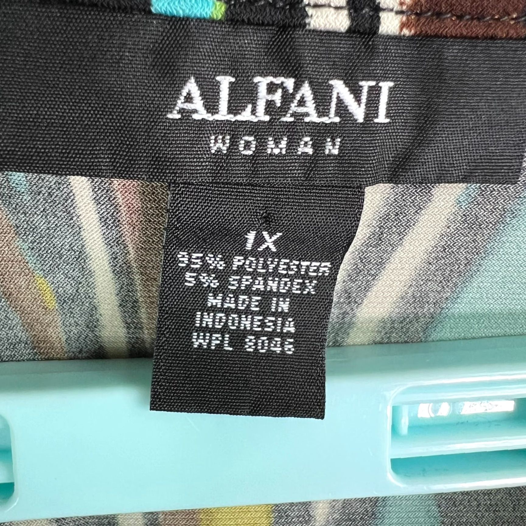 Alfani Alfani Party Cocktail Sleeveless Midi Dress Geometric Womens Size 1X Size XL / US 12-14 / IT 48-50 - 5 Thumbnail