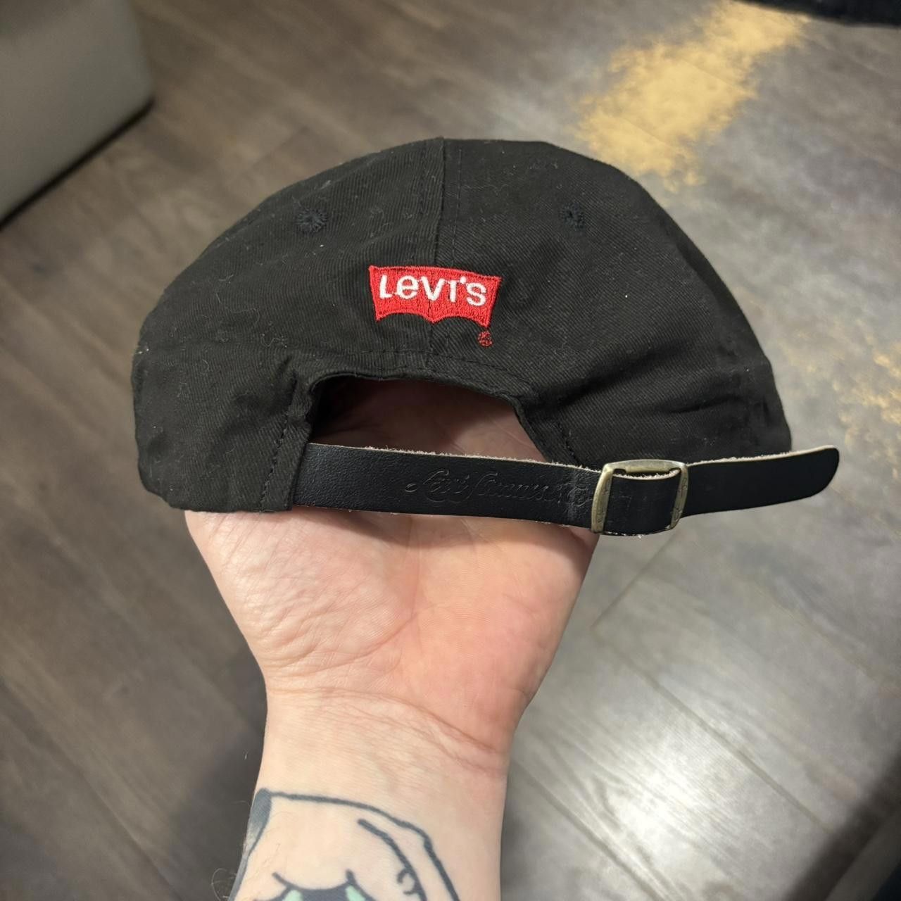 Levi's vintage Levi’s batwing strap back hat 90s OS Size ONE SIZE - 3 Thumbnail
