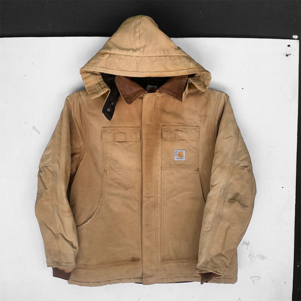 Carhartt × Vintage Vintage Carhartt Jacket Workwear Winter Size US L / EU 52-54 / 3 - 1 Thumbnail