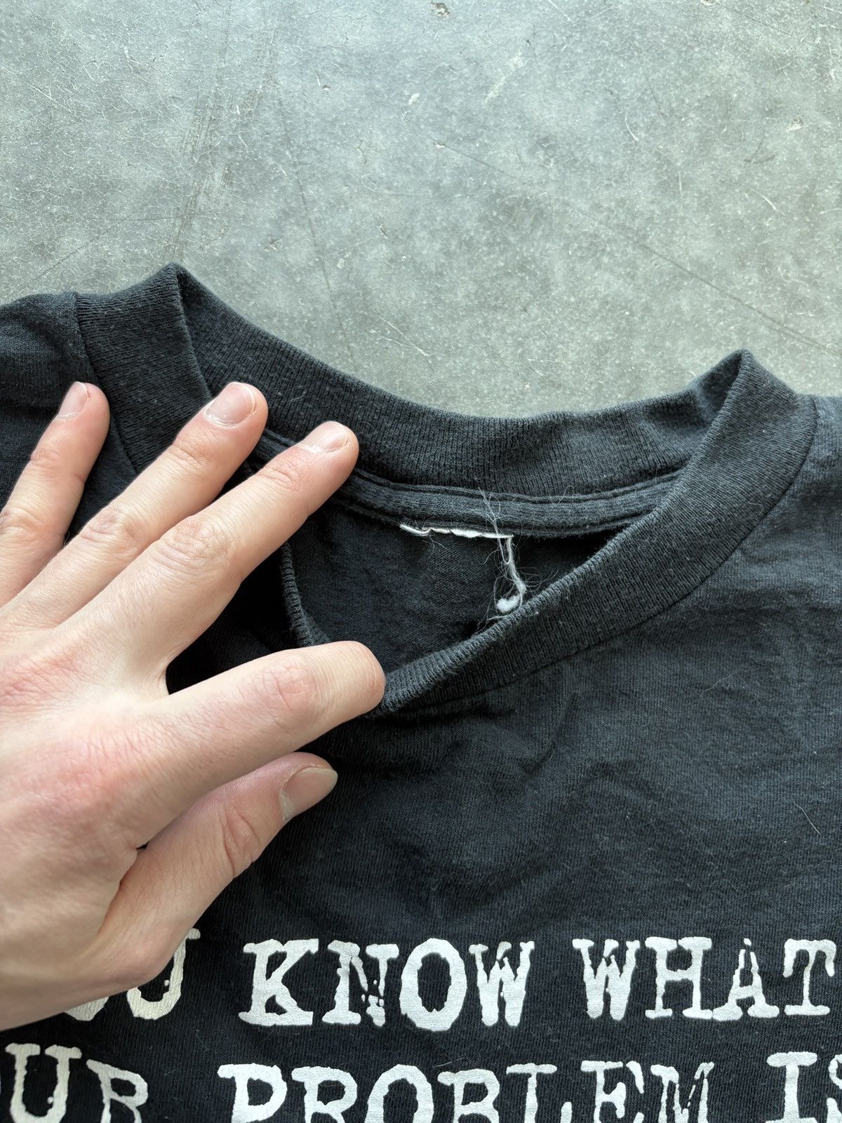 Vintage Vintage Y2K You’re Stupid Funny Saying Tee Size US XL / EU 56 / 4 - 5 Thumbnail
