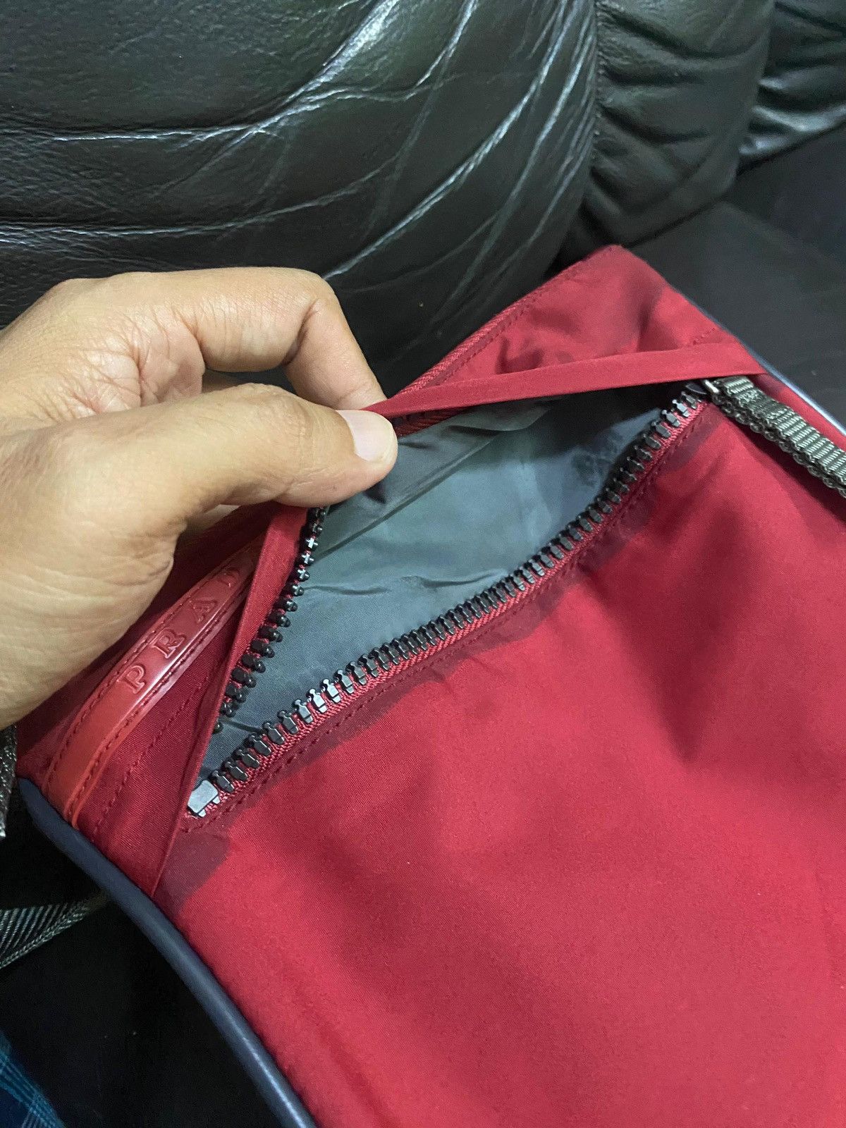 Prada Authentic PRADA Nylon Shoulder Bag Size ONE SIZE - 8 Thumbnail
