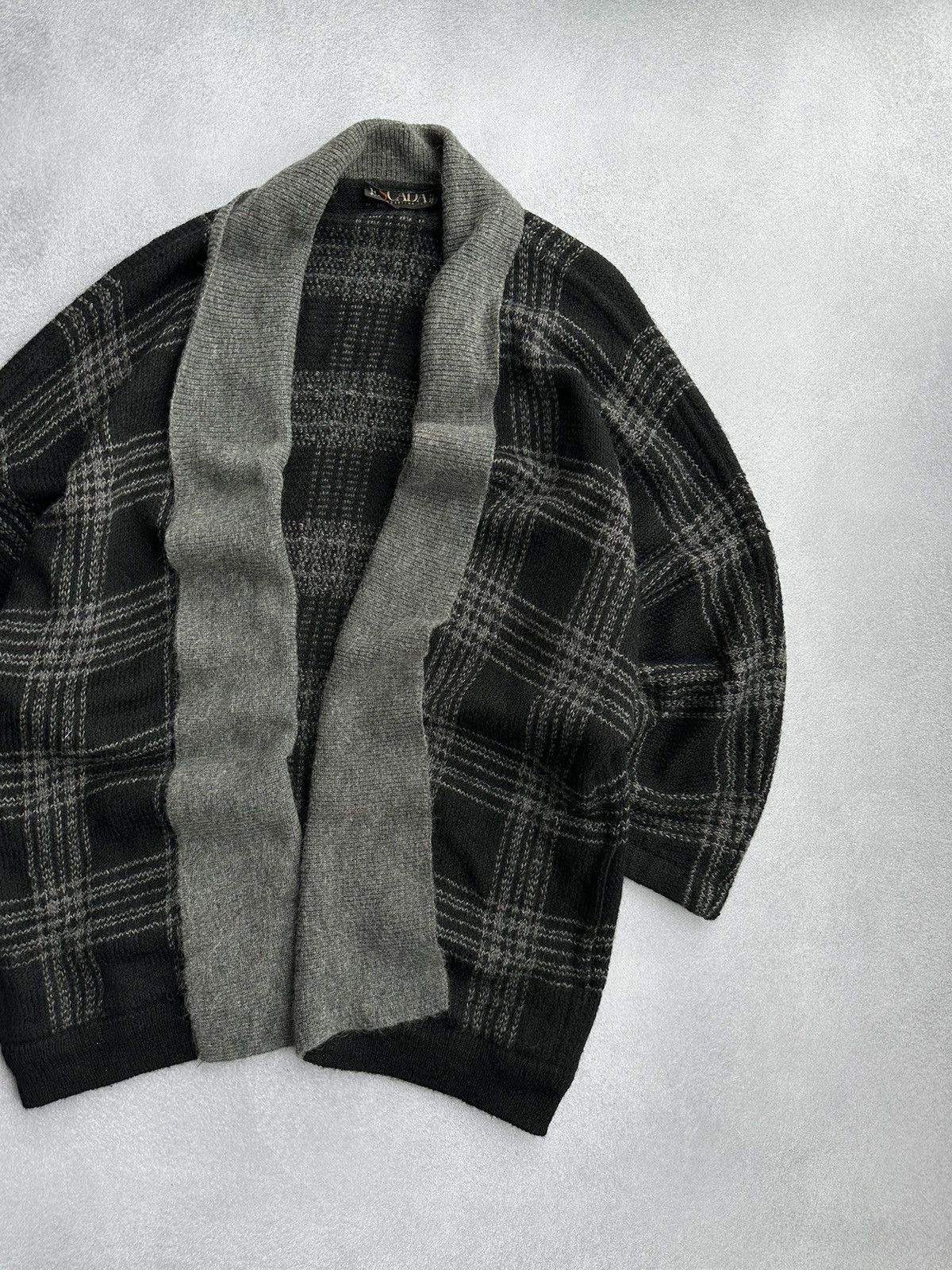 Escada × Vintage VTG Escada by Margaretha Let W-Germany Wool Cardigan Sweater Size L / US 10 / IT 46 - 3 Thumbnail